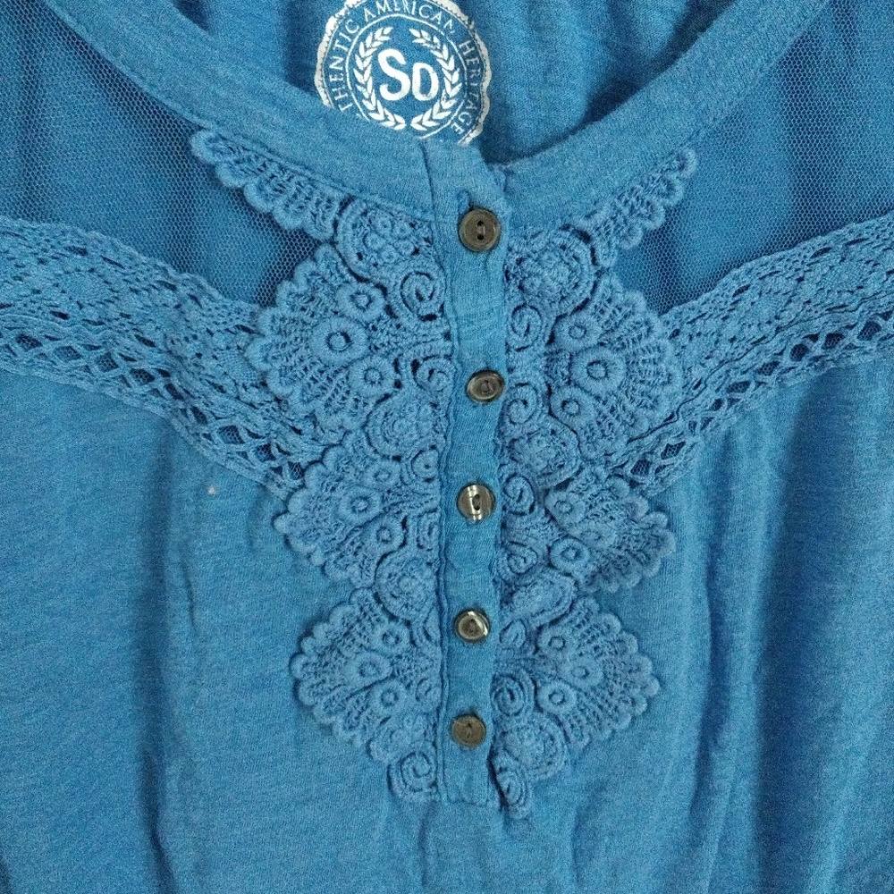Mesh Detail Blouse